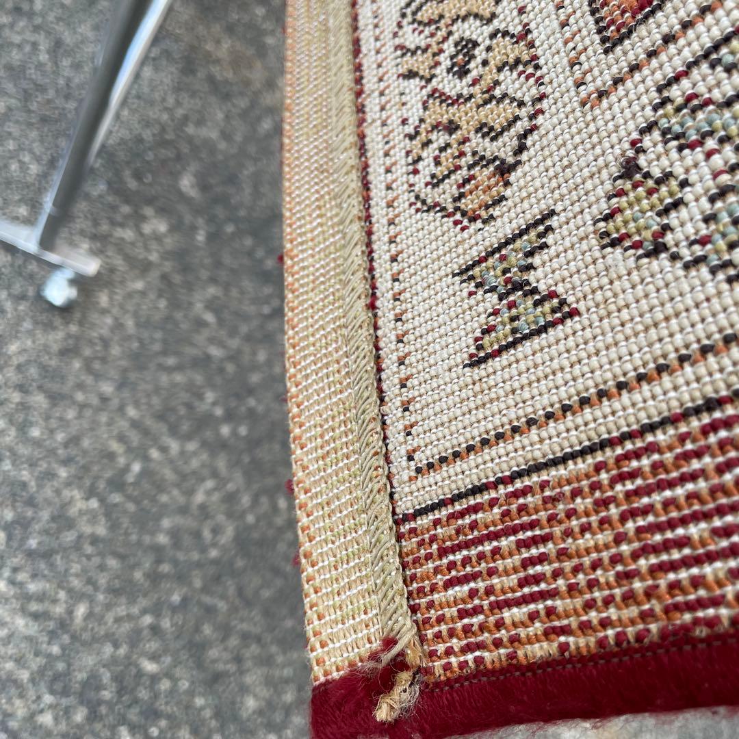 美品　ベルギー絨毯　200×200cm