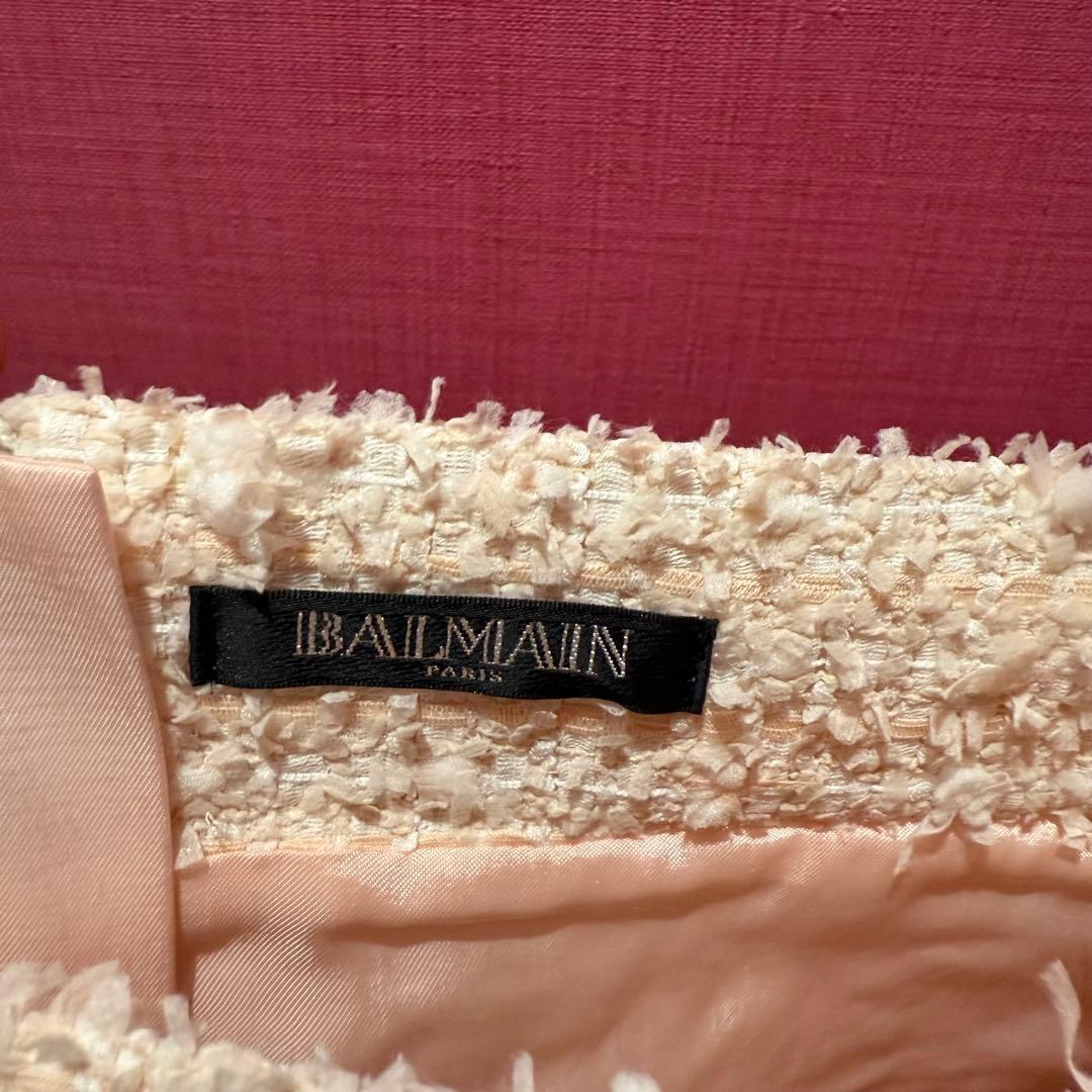 BALMAIN スカート★バルマン★ツイード ミニスカート★