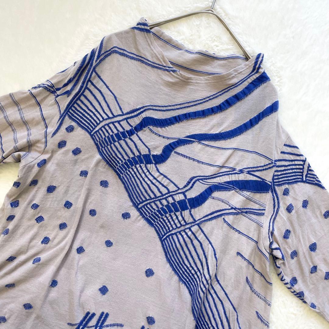 慈雨 センソユニコ アシンメトリー Aライン カットソー チュニック