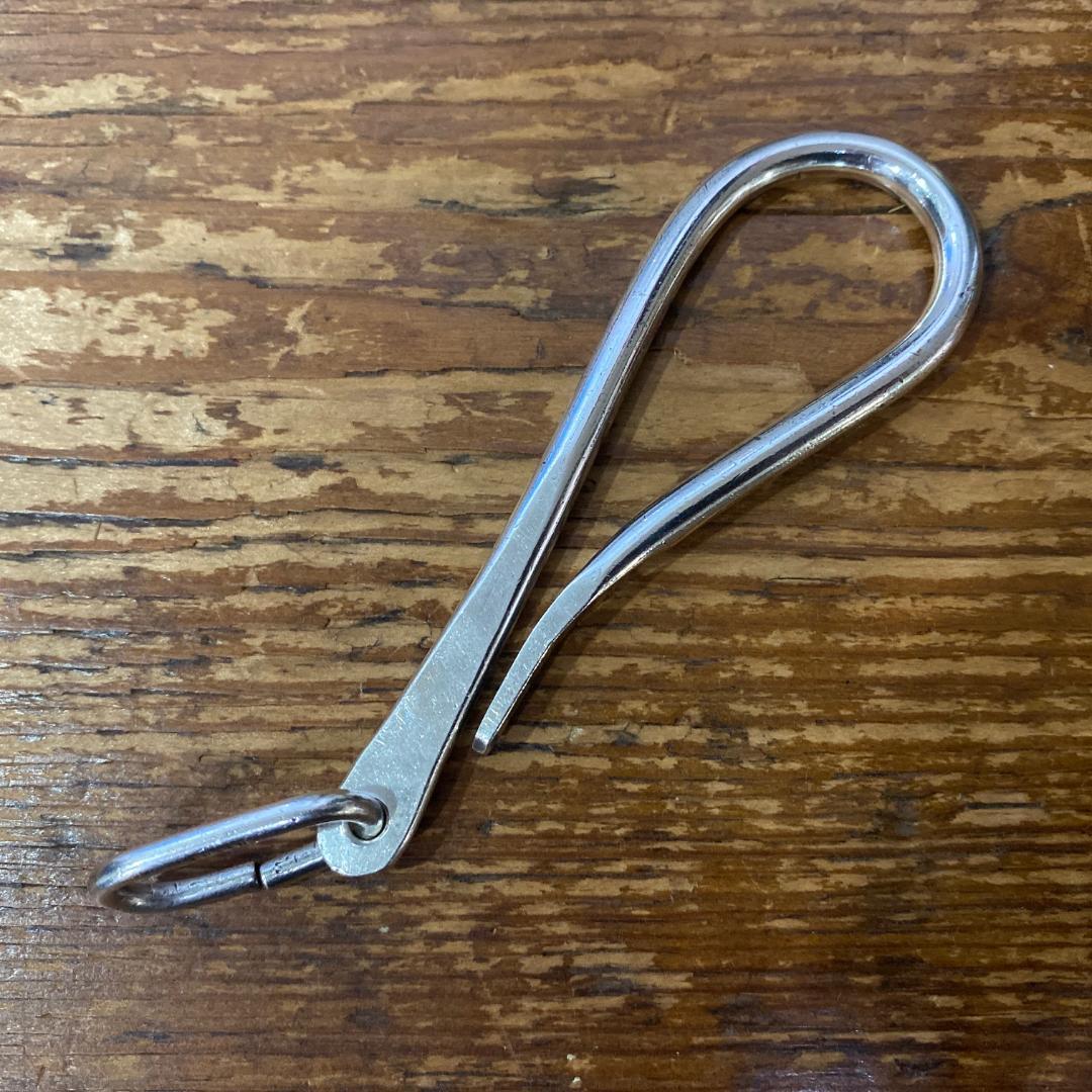 1点物 シルバー製 釣り針 フック キーフック SILVER925