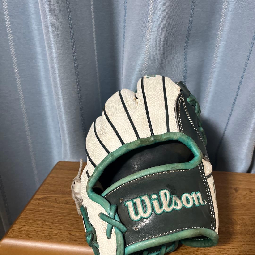 Wilson 軟式グローブ ホワイト/グリーン