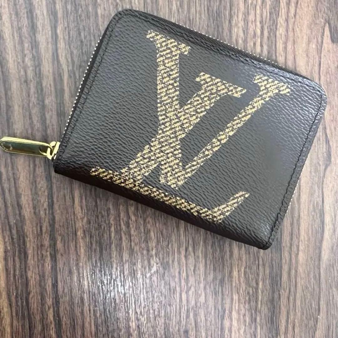 ルイヴィトン◇ジャイアントモノグラム ◇ジッピーパース正規品【美品】