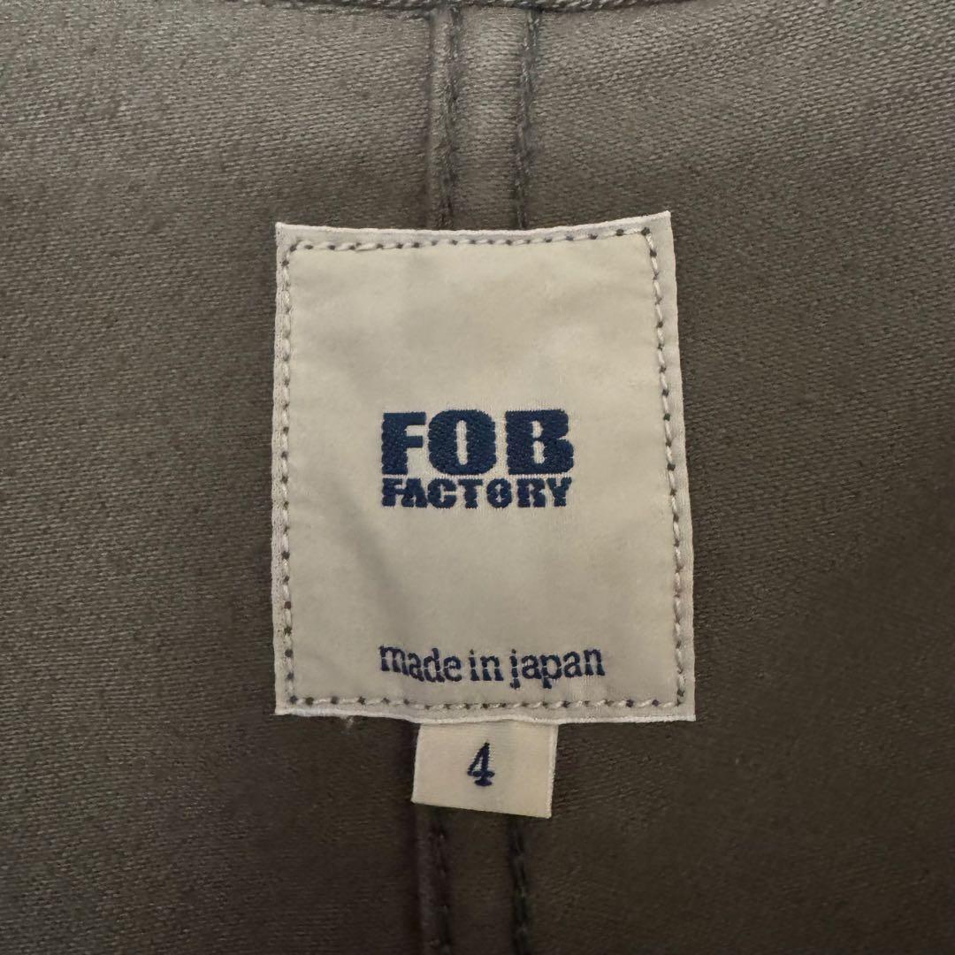 Fob Factory F2373 フレンチ モールスキン ジャケット　オリーブ