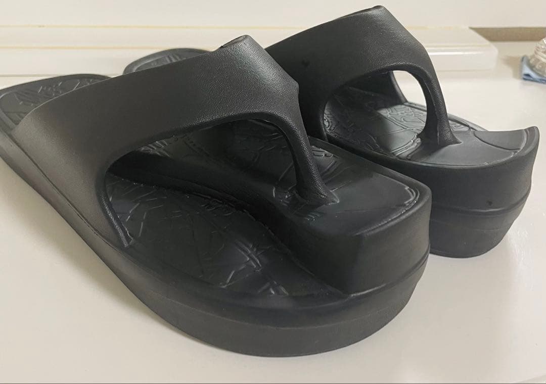 Racbaki(ラクバキ) イージーサンダルMサイズ ブラック