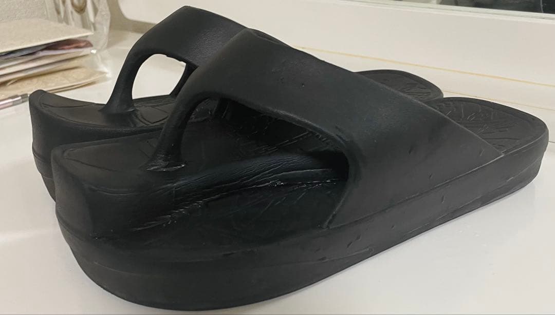 Racbaki(ラクバキ) イージーサンダルMサイズ ブラック