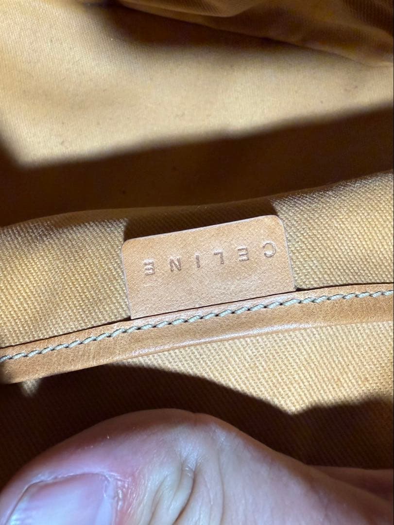 CELINE セリーヌマカダム柄 ミニショルダーバッグ ヴィンテージ