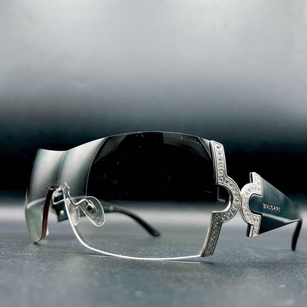 小物 BVLGARI archive sunglasses cyber crystal