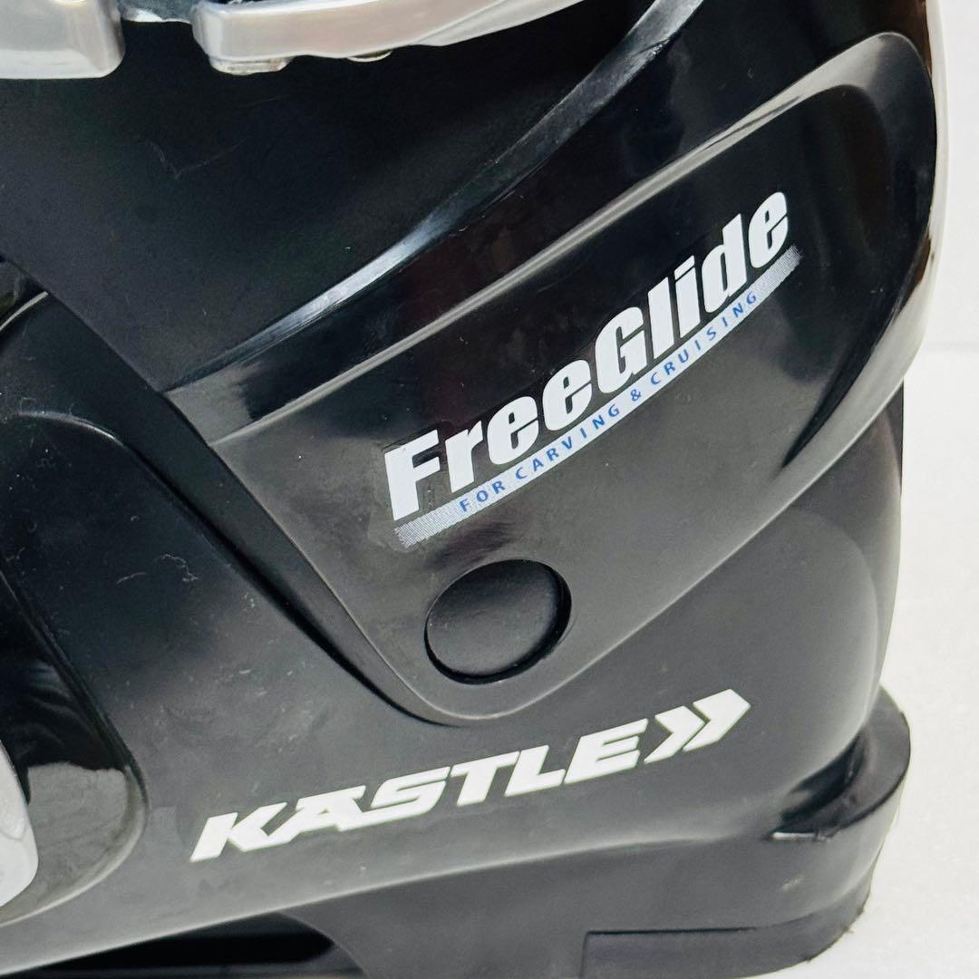 スキー ブーツ27cm27.5cm KASTLE ブラック黒色ブラック初心者