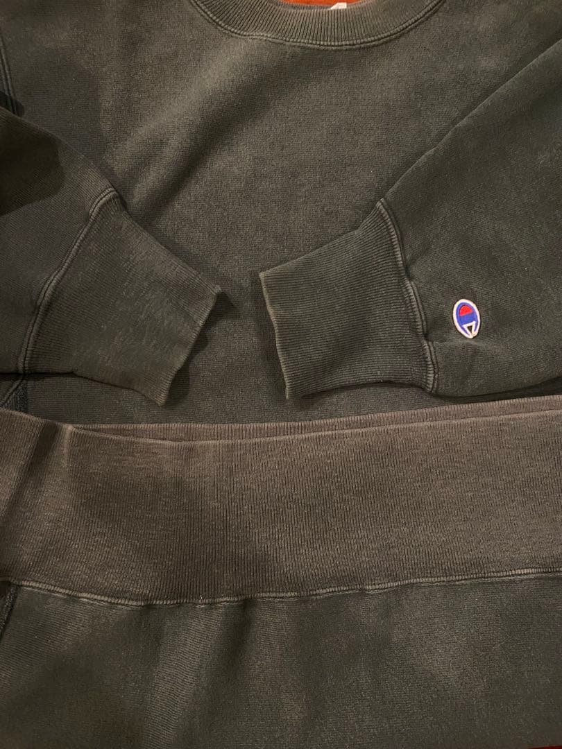 90年代Championチャンピオンリバースウィーブ目無し刺繍2枚タグUSA製