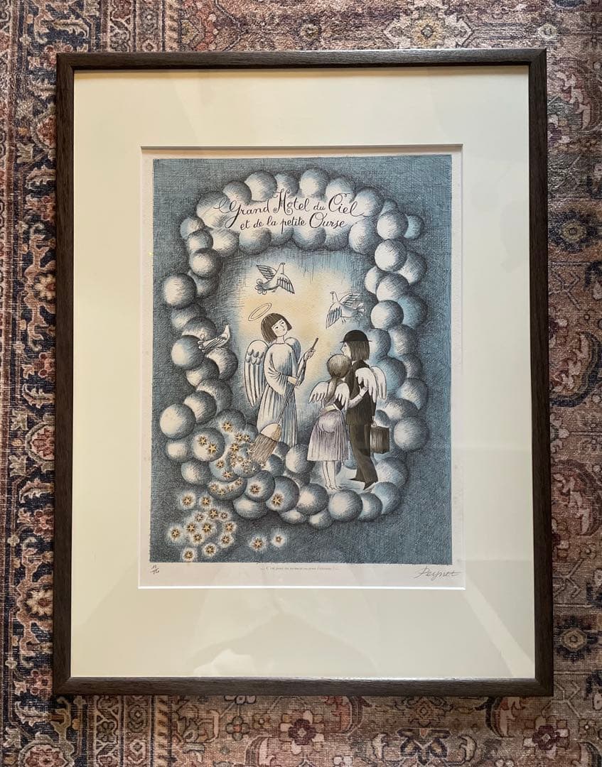 レイモンペイネ　『どうぞお泊まりを』　リトグラフ 大型　エディションNo.あり