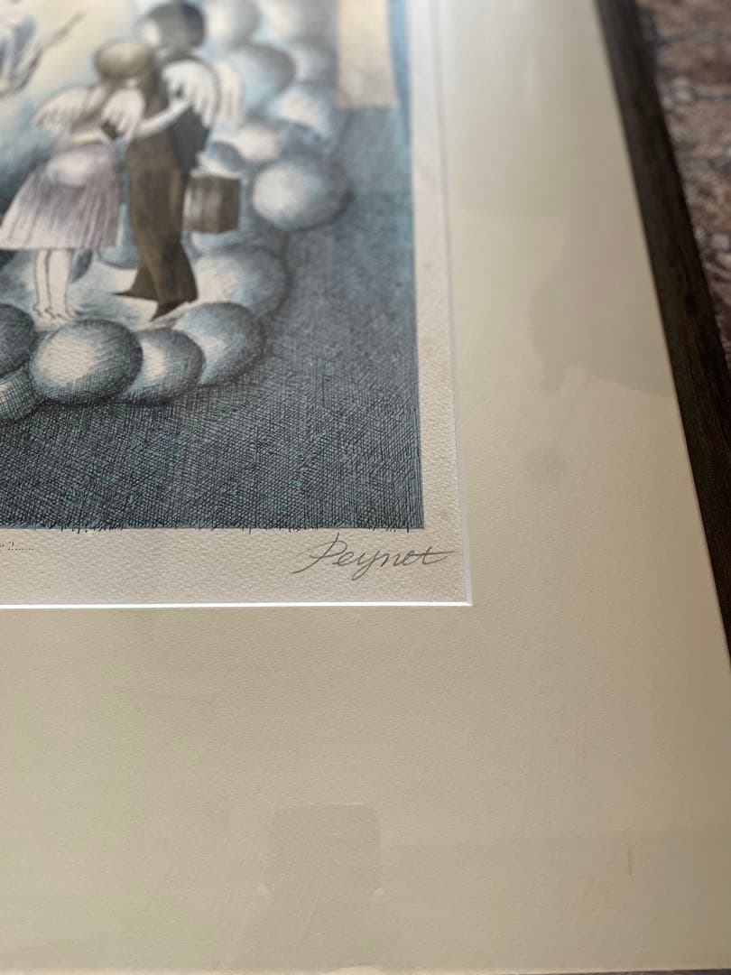 レイモンペイネ　『どうぞお泊まりを』　リトグラフ 大型　エディションNo.あり