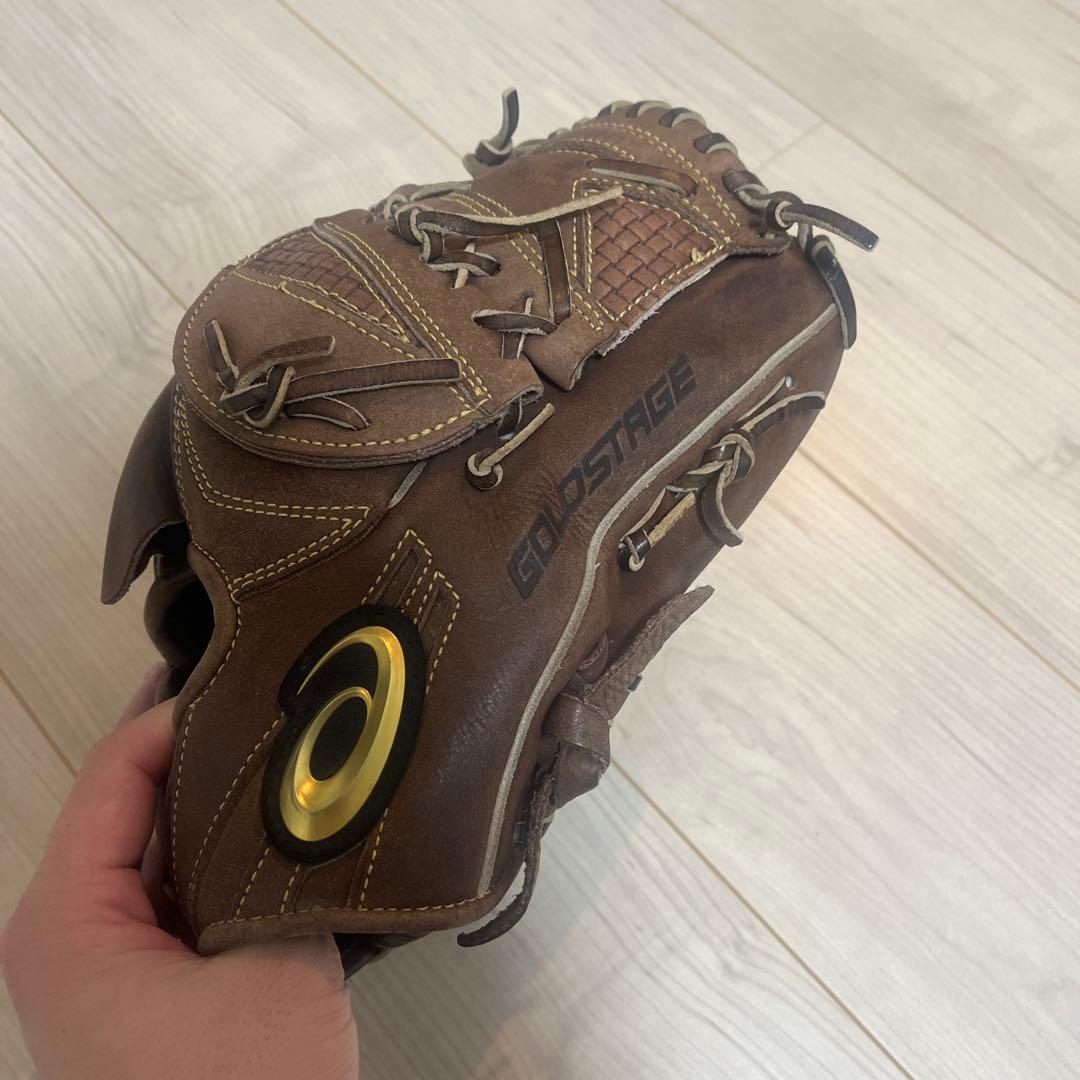 asics ゴールドステージ 硬式グローブ ブラウン
