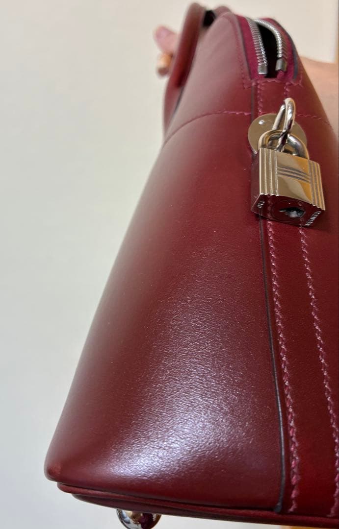 HERMES エルメス ボリード31 カーフ ⬜︎D刻 SV金具 本物正規品