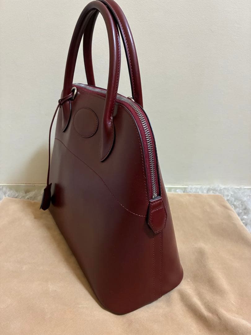 HERMES エルメス ボリード31 カーフ ⬜︎D刻 SV金具 本物正規品
