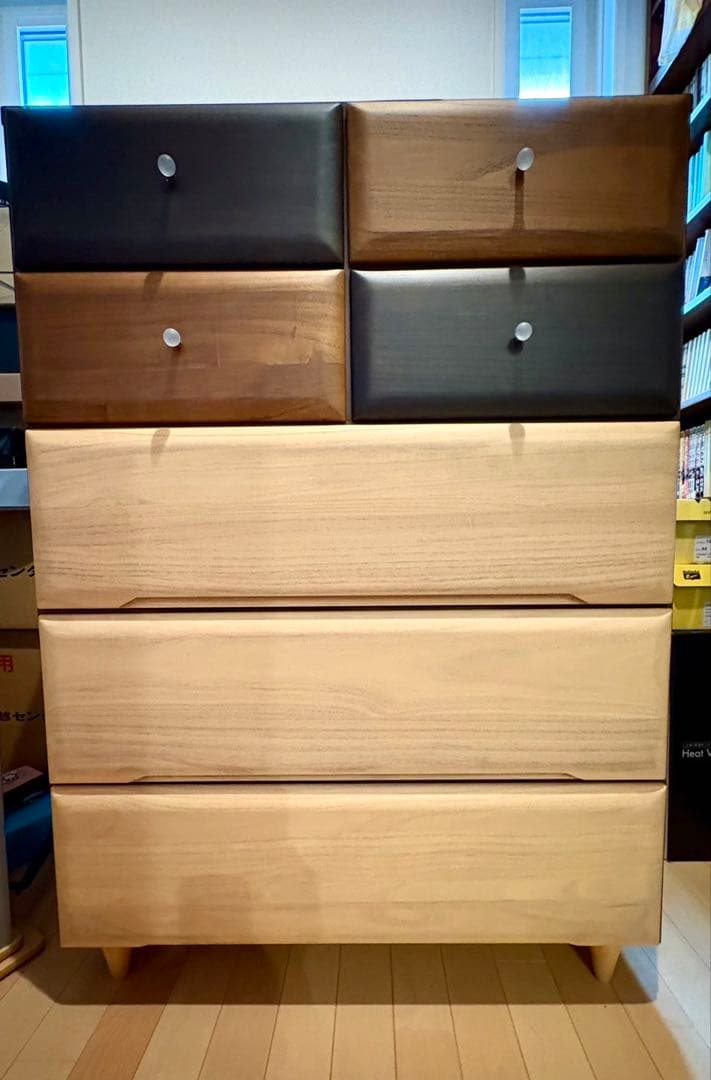 【送料8,600円込み】モダンデザイン 5段チェスト