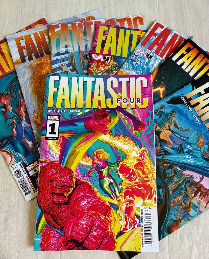 アメコミ Fantastic four #1-8 ファンタスティックフォー　海外
