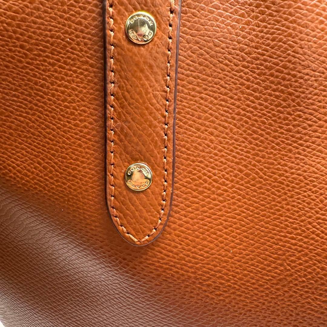 【美品✨】COACH レザートートバッグA4レディース ブラウンF36875