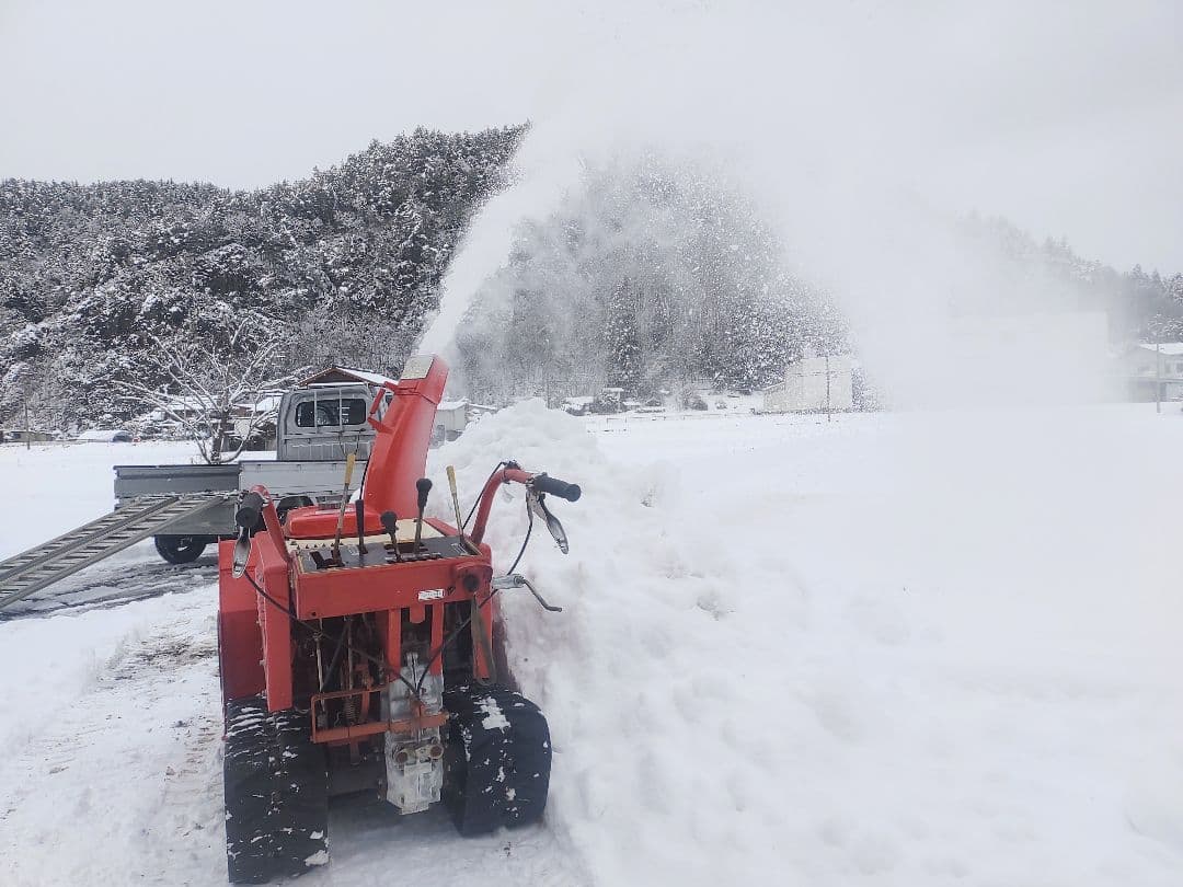 どんでん！投雪テストOK！ワドー　作動品　中古除雪機　岐阜県