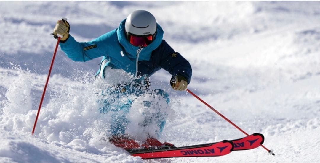 【XO, 上下】DESCENTE S.I.O 水色（スキーウェア）