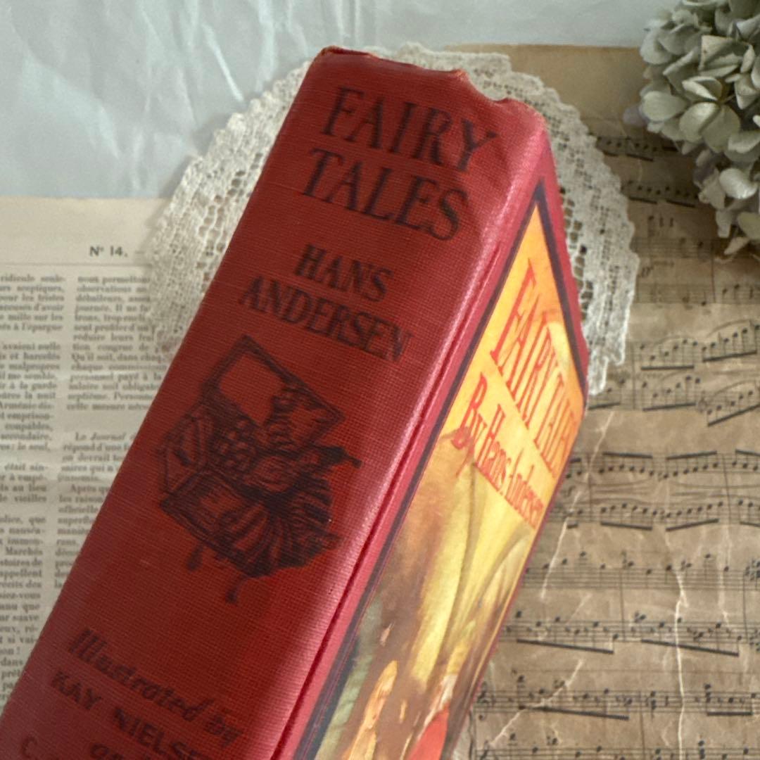 SALE★1924年アンティーク洋書カイニールセン絵本アンデルセン童話　古書