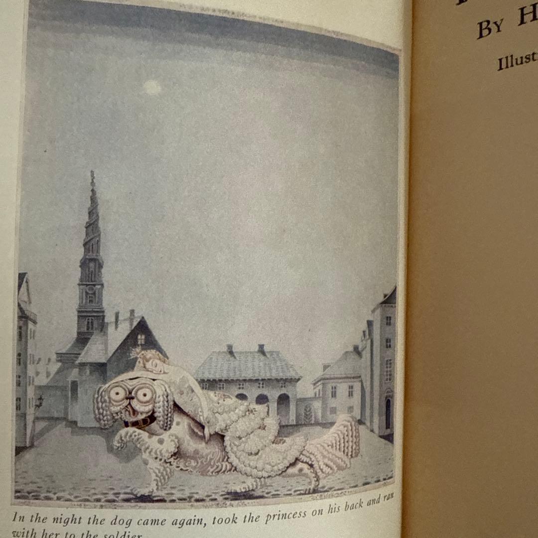 SALE★1924年アンティーク洋書カイニールセン絵本アンデルセン童話　古書
