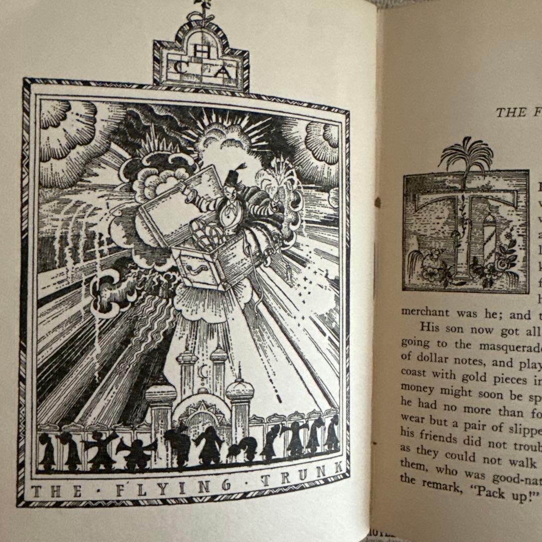 SALE★1924年アンティーク洋書カイニールセン絵本アンデルセン童話　古書