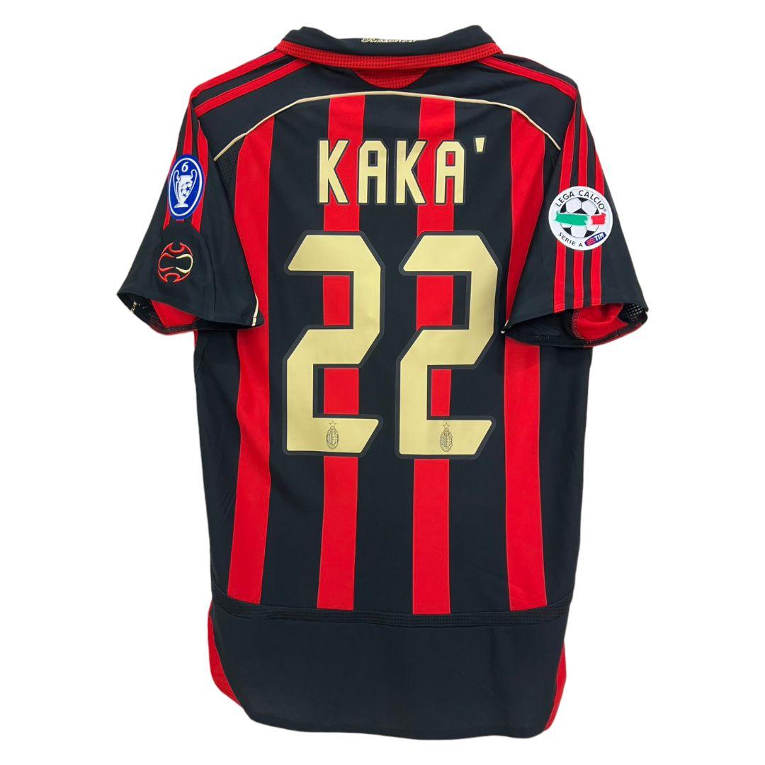 06-07 ACミラン　カカ　adidasオフィシャル　フルパッチユニフォーム