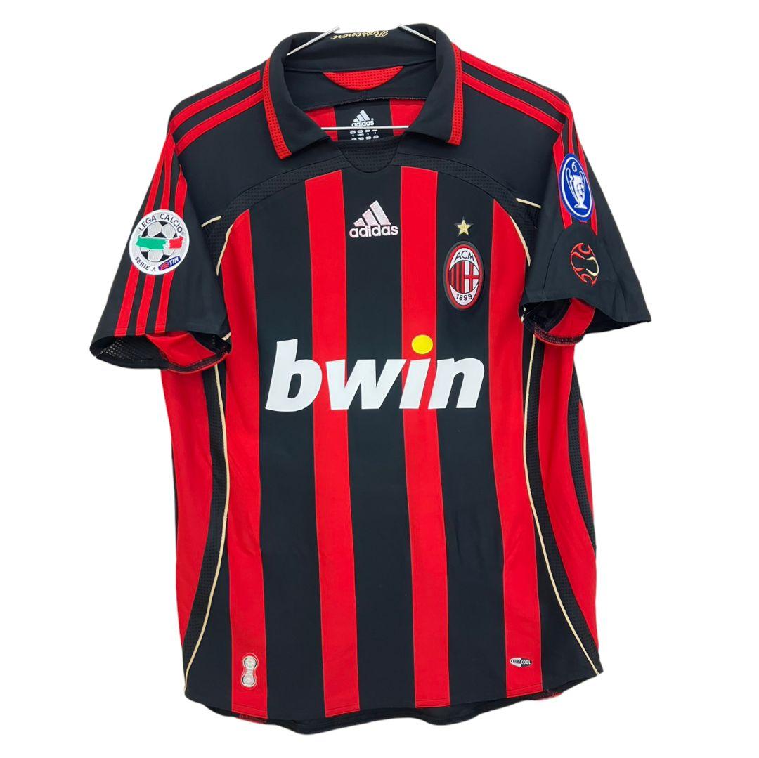 06-07 ACミラン　カカ　adidasオフィシャル　フルパッチユニフォーム