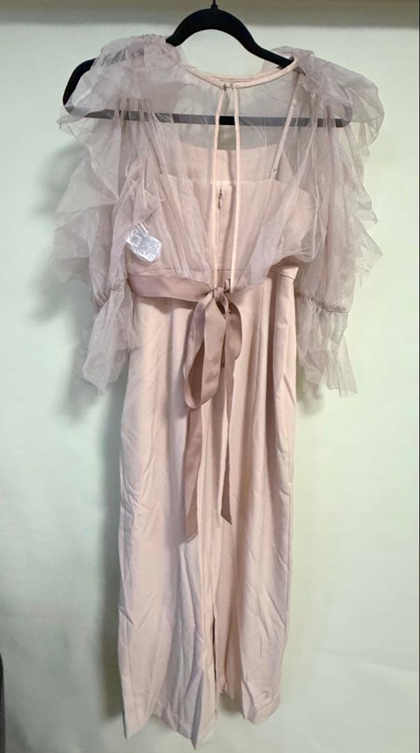 スナイデル　Sustainableリボンスリーブボレロワンピース　snidel