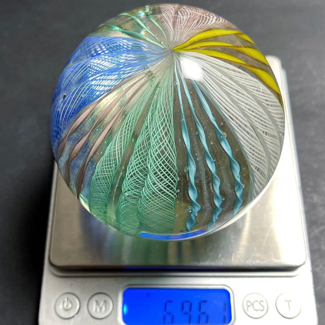 ベネチアングラス　MURANOムラノ　ガラスペーパーウェイト２個セット