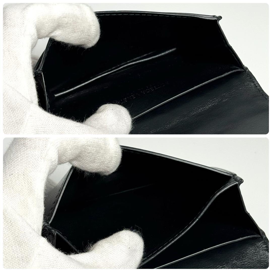 ICチップ　ボッテガヴェネタ　イントレチャート　カードケース　名刺入れ　レザー