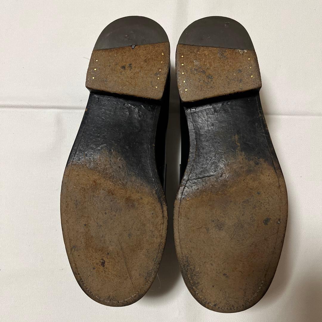 【J.M. WESTON】レザー ローファー（シューツリー付き）　レディース　黒