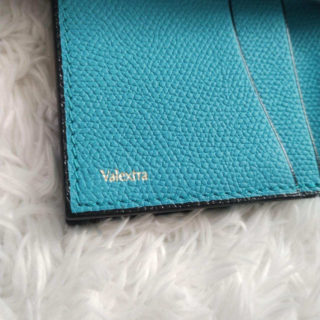 未使用品　ヴァレクストラ　名刺入れ　カードケース 　ブルー　グリーン　男女兼用