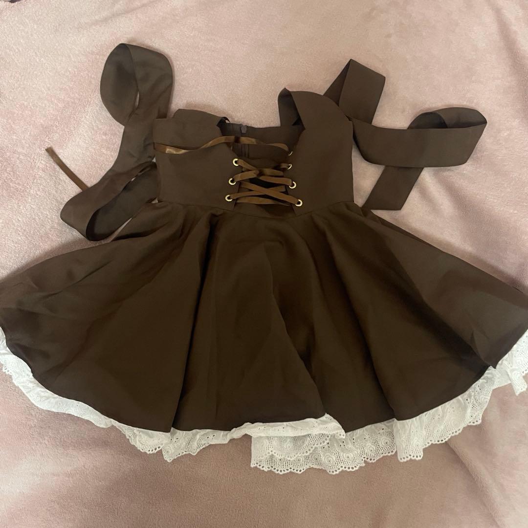 CANDY FRUIT ラフィーネメイド服 (カフェオレ) おまけ付き