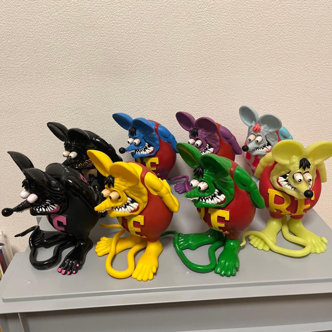 Rat Fink ラットフィンク　ソフビ フィギュア　8体セット
