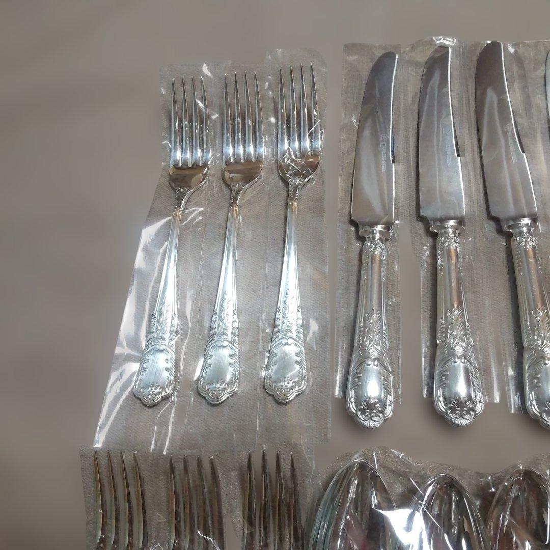 燕物産月桂樹 デザート用カトラリー18本セット