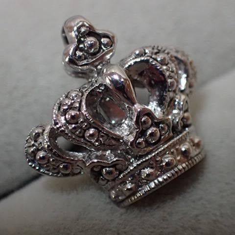 RU-4479　ジャスティンデイビス　シルバーカフス　クラウン　王冠