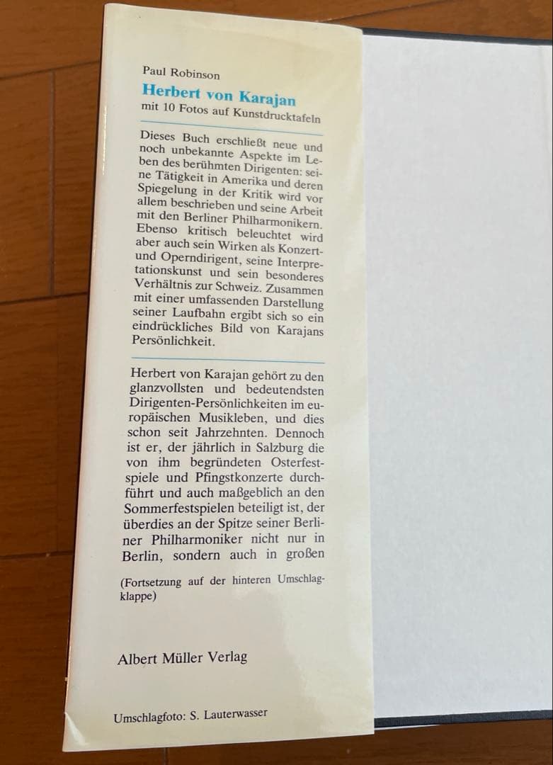 カラヤン　偉大な指揮者たち　その生涯と仕事　ドイツ語　洋書