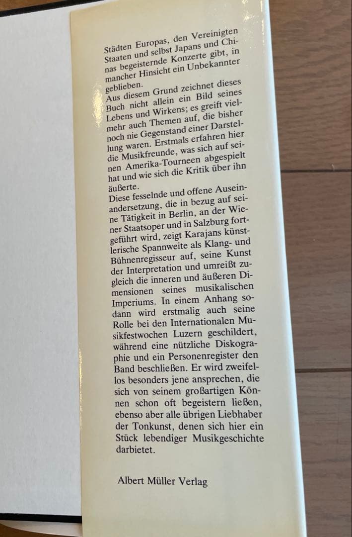 カラヤン　偉大な指揮者たち　その生涯と仕事　ドイツ語　洋書