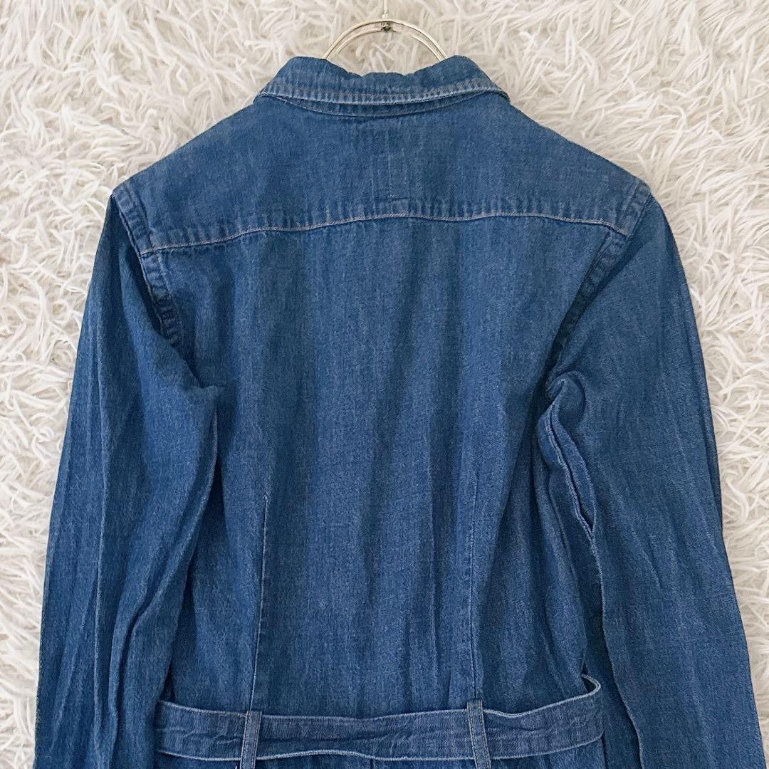 美品 サイズ 6✨ポロラルフローレン デニム シャツワンピース ベルト ポニー