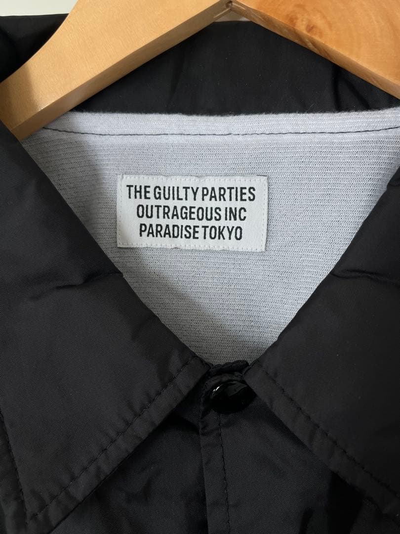 美品　WACKO MARIA ワコマリア コーチジャケット 黒 L