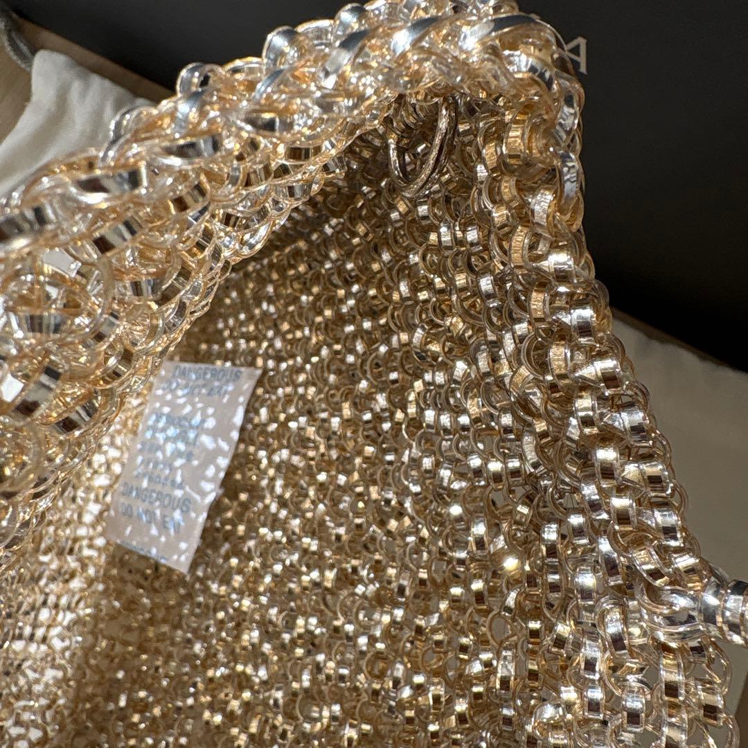 新品タグ付　アンテプリマ スタンダード スクエア ミディアム シルバーゴールド