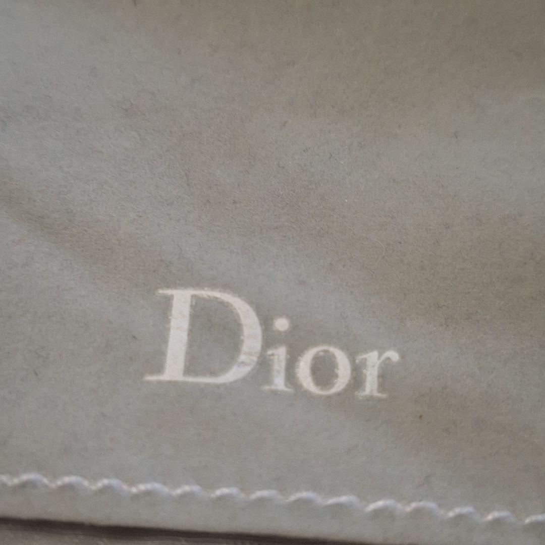 ディオール ネックレス ロゴ リボン パール ラインストーン袋付きヴィンテージ