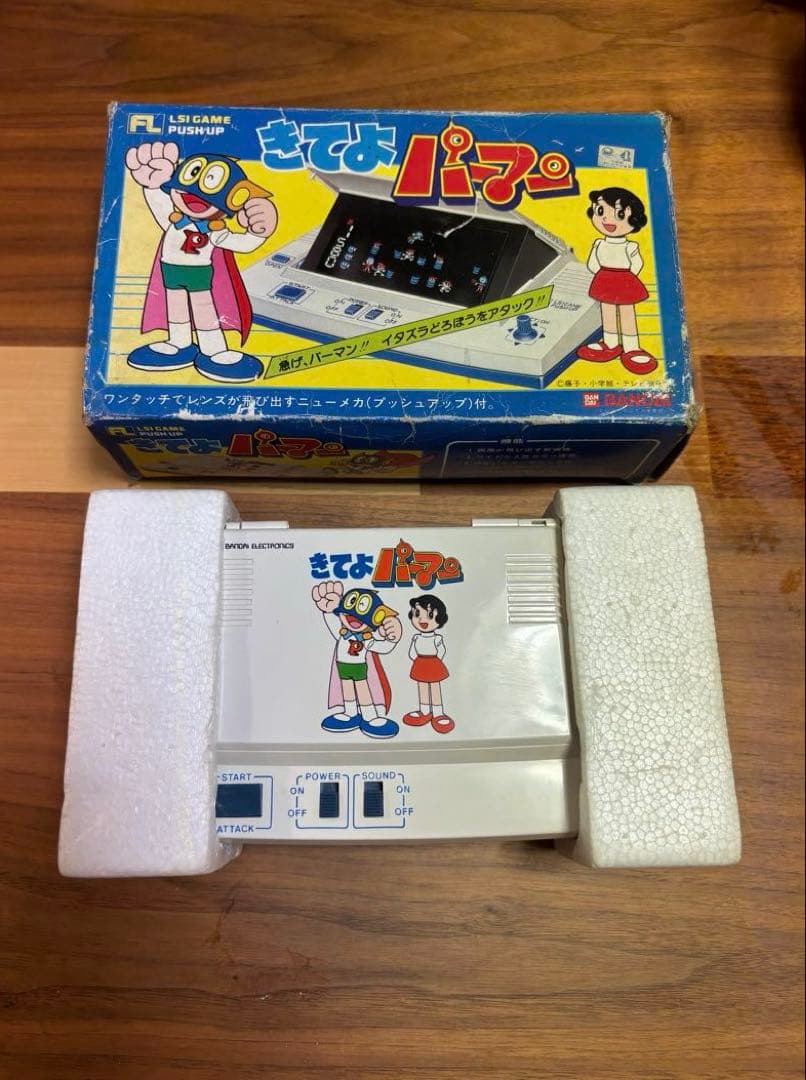 レア 美品 バンダイ BANDAI きてよパーマンパーマンLSIゲーム