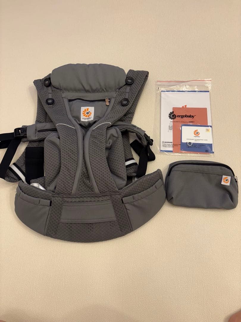 エルゴ オムニブリーズ ergobaby 抱っこ紐 グレー