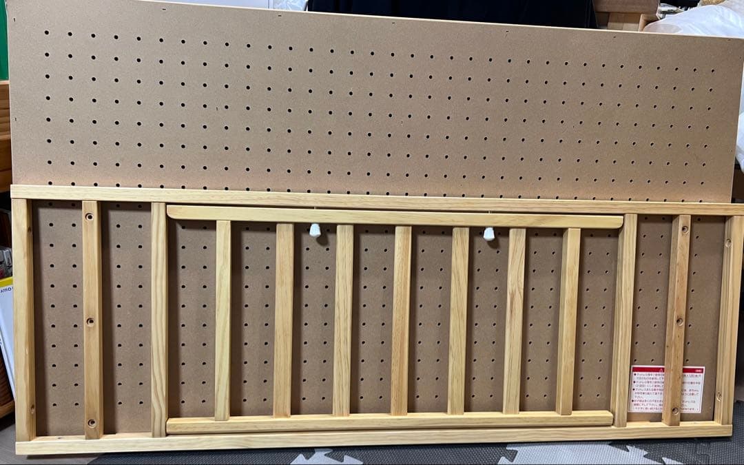 KATOJI カトージ 高さ調節可能、収納付き 木製 ベビーベッド