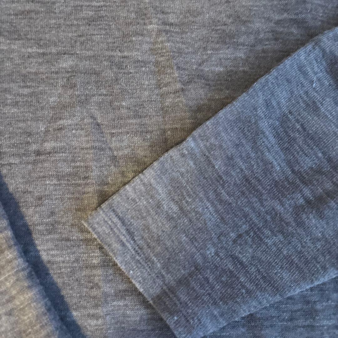 中川政七商店　グレー 長袖ロングワンピース