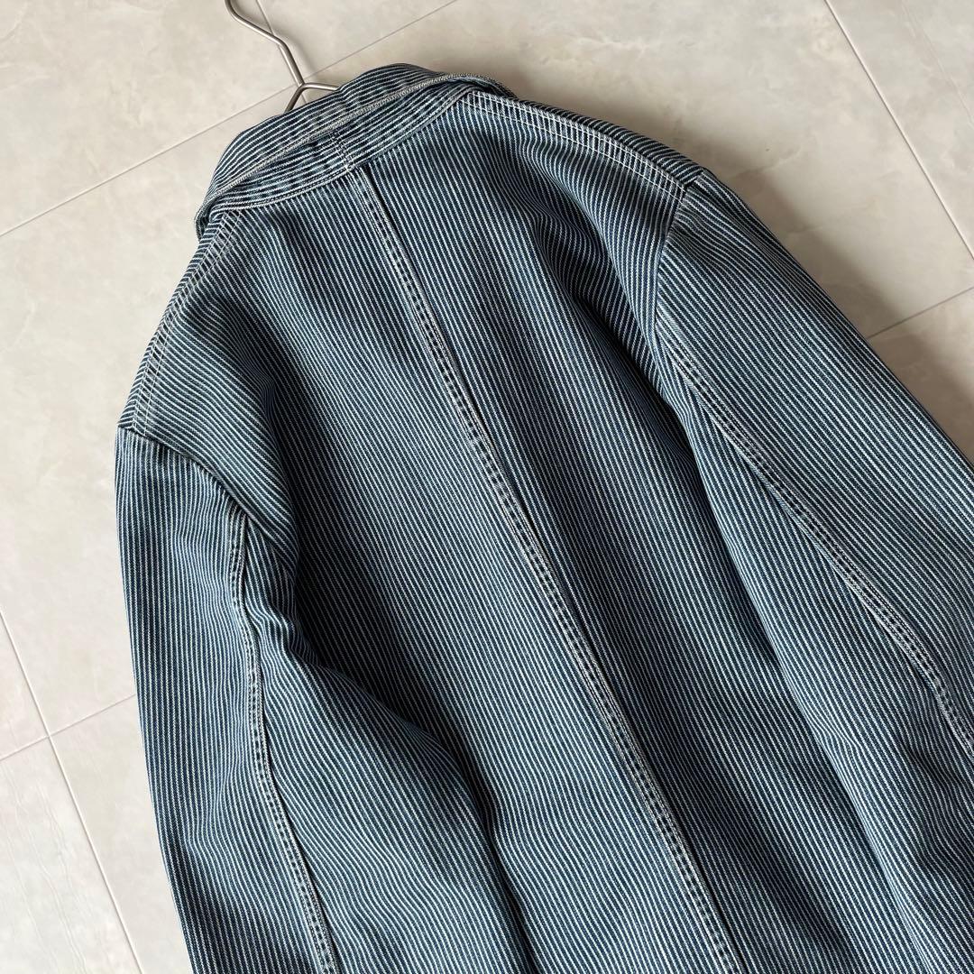 美品✨45R 45rpm カバーオールジャケット ヒッコリー 3 日本製 綿