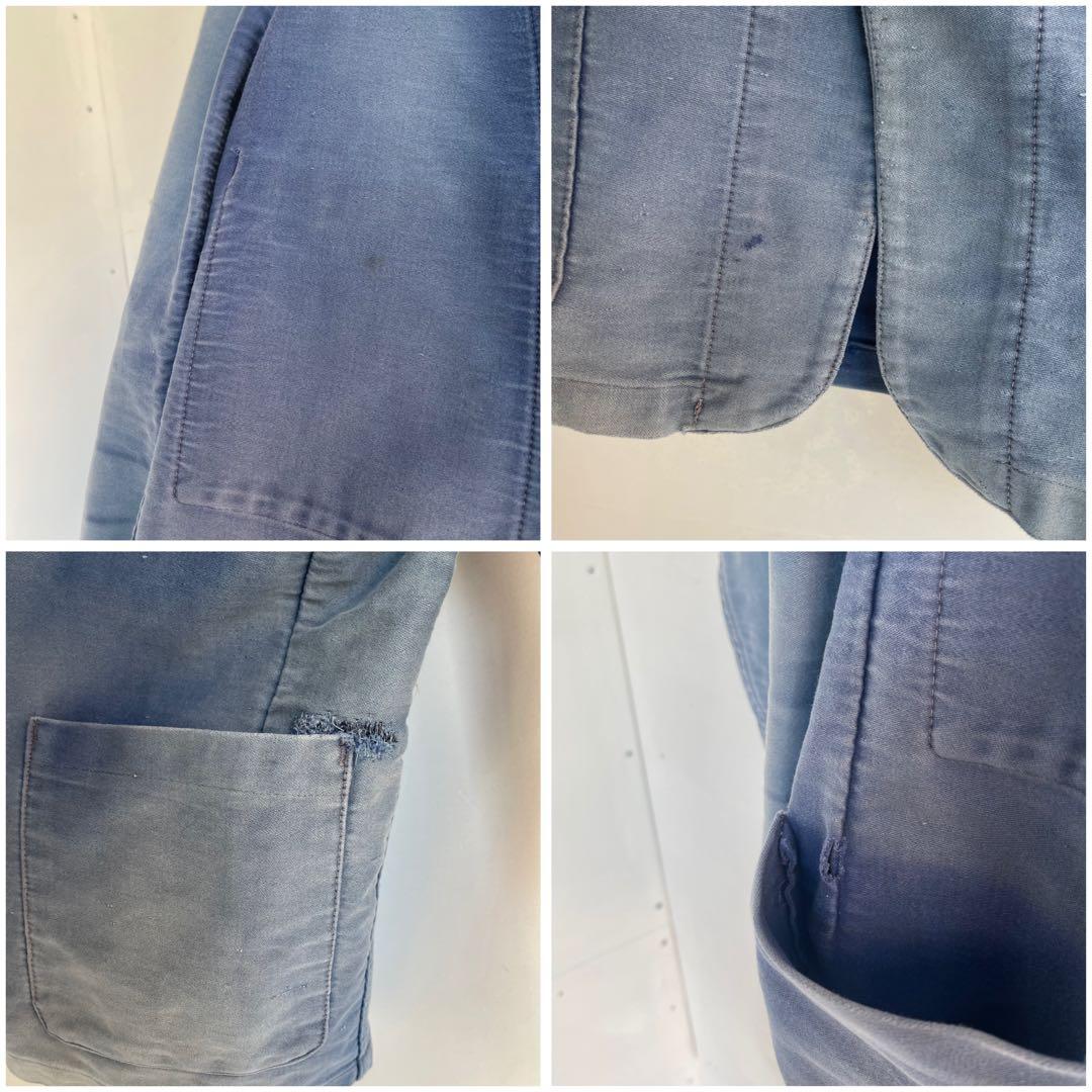 60s フレンチ モールスキンジャケット ワークジャケット ユーロ ヨーロッパ