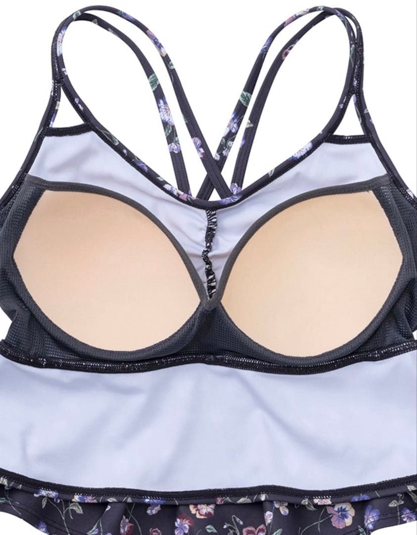 【新品タグ付未開封】SUKALAスプリングフラワーフレアブラトップ パンジーXS